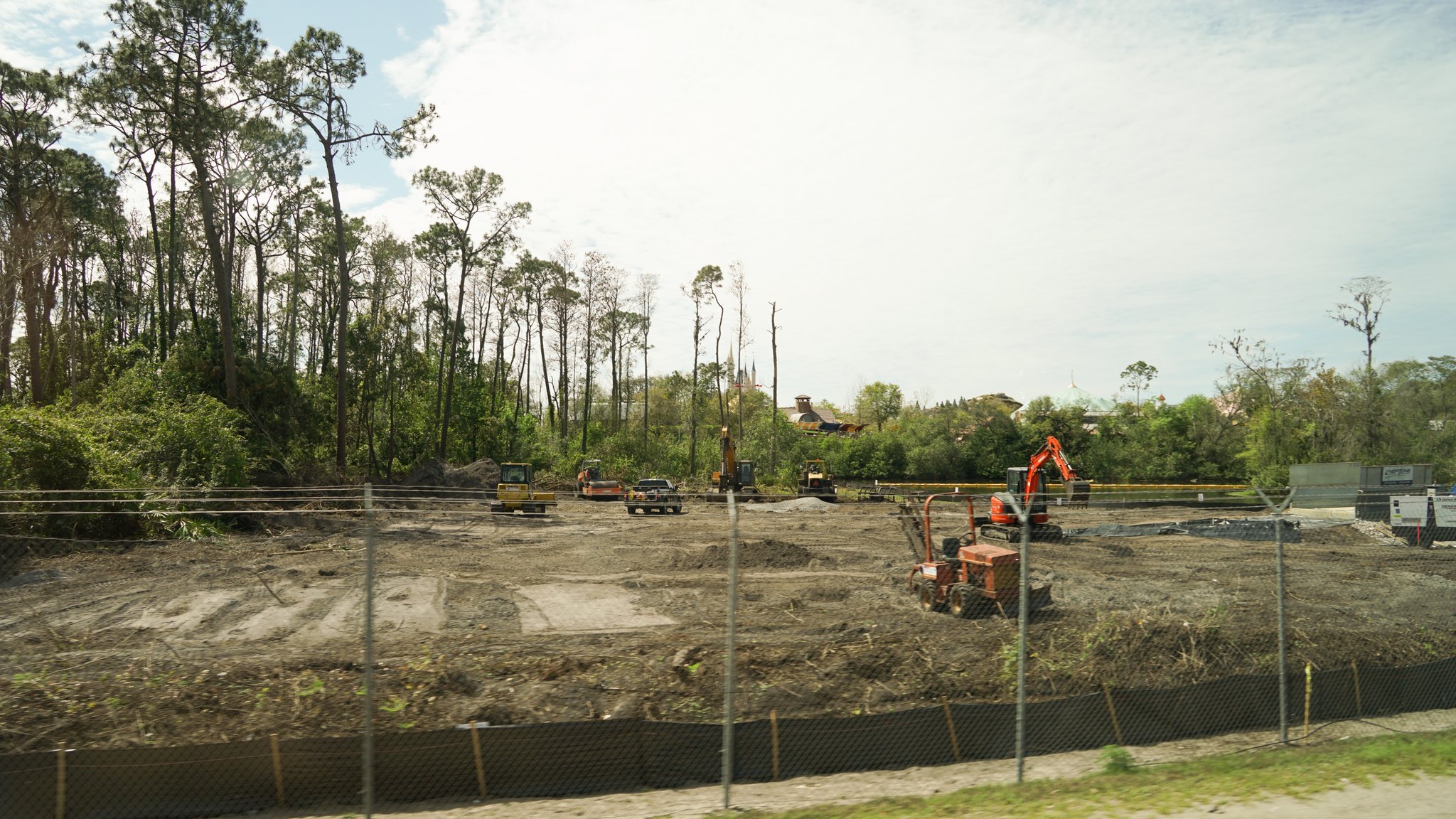 Land clearing continues for the Tron coaster at the Magic Kingdom ...