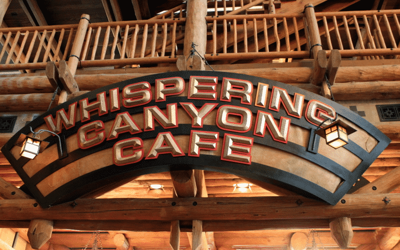 Whispering Canyon Cafe at Wilderness Lodge at Disney World