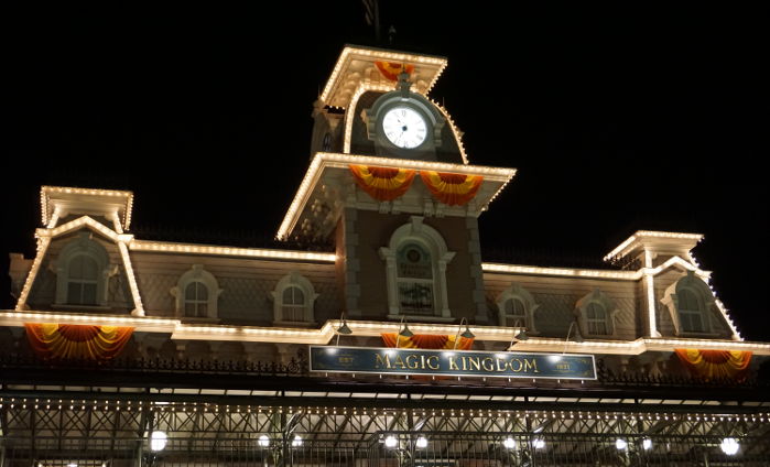Magic Kingdom Train Station Halloween