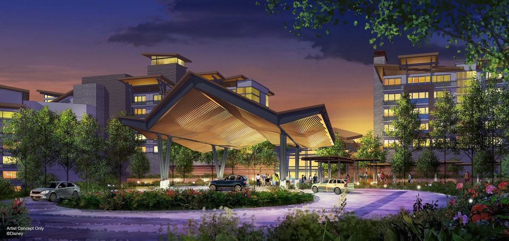 Concept art for Reflections - A Disney Lakeside Lodge.