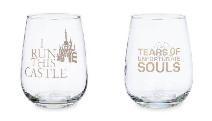 We love these Disney stemless wine glasses - Notes from Neverland