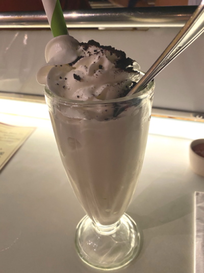 Oreo Cookie Shake at Sci-Fi Dine-In