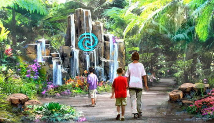 Epcot's Journey of Water concept art