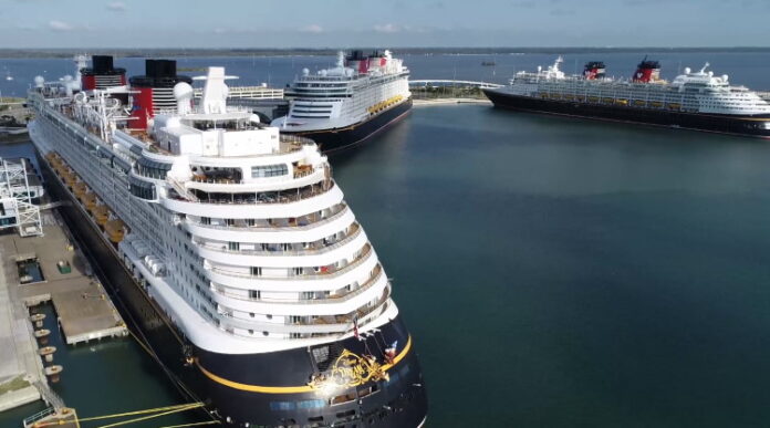Disney Cruise Line ships in Port Canaveral
