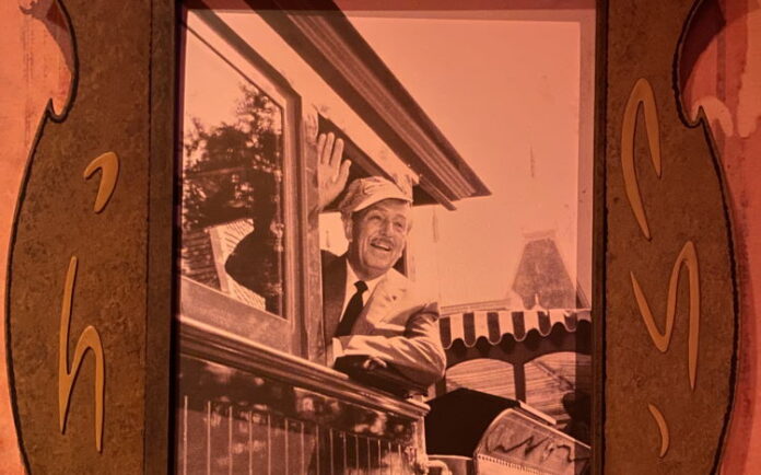 Walt Disney tribute in Mickey and Minnie's Runaway Railway