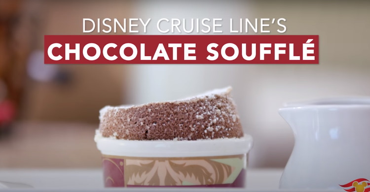 Chocolate Souffle at Palo on Disney Cruise Line
