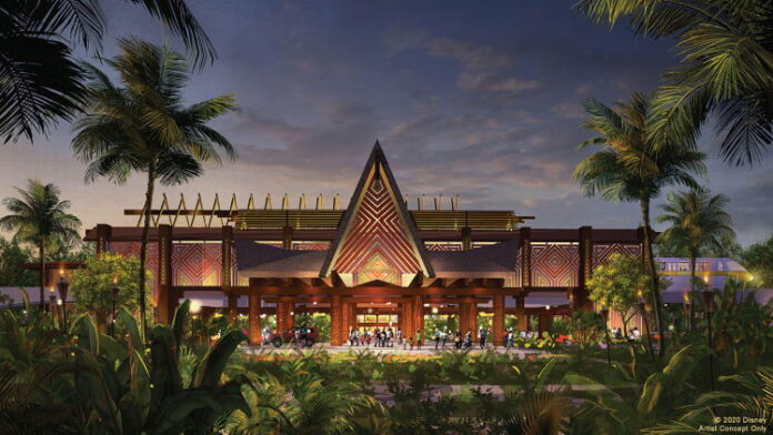 Disney's Polynesian Resort concept art