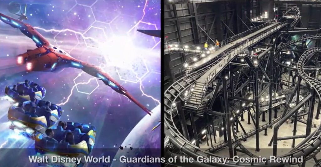 Inside Epcot's Guardians of the Galaxy coaster