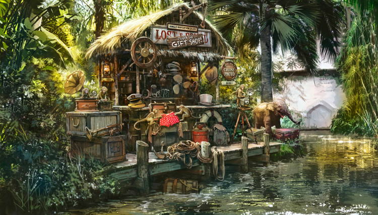 Jungle Cruise Trader Sam's gift shop