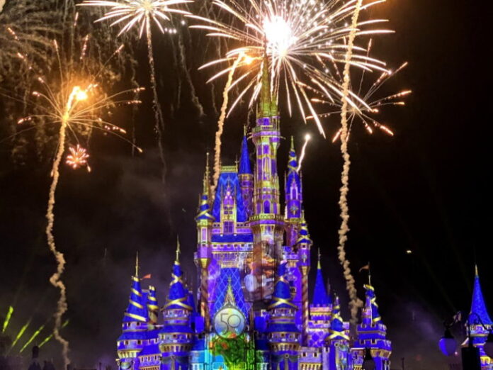 Fireworks in Disney Enchantment