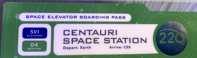 Space 220 Boarding Pass