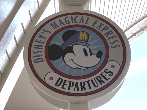 Sign for Disney Magical Express