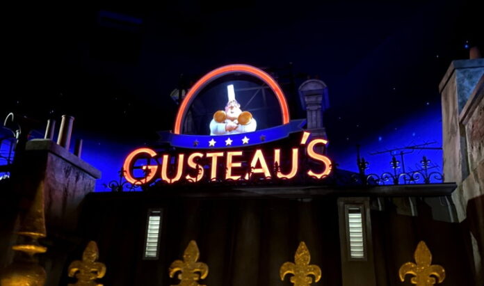 Gusteau's sign at Remy's Ratatouille Adventure
