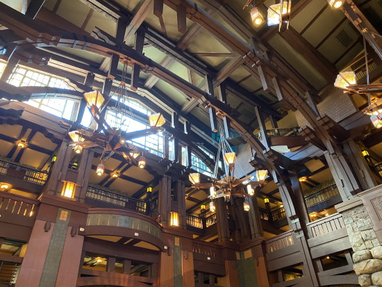 Lobby at Disney's Grand Californian Hotel