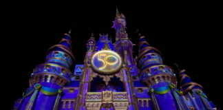 Cinderella Castle 50th Anniversary at the Magic Kingdom.