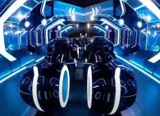 TRON Lightcycle Run POV.