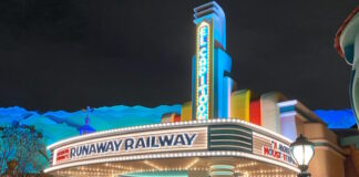 Mickey & Minnie's Runaway Railway at Disneyland.