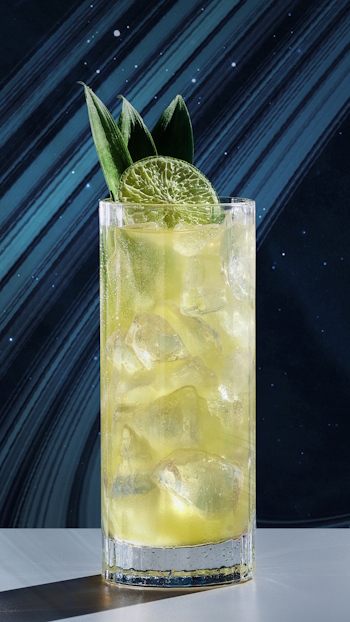 Solar Flare Sour zero-proof cocktail at EPCOT's Space 220.