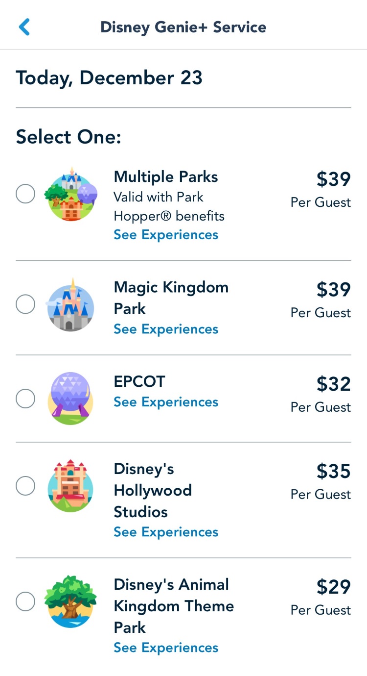 Record-high prices for Genie Plus at Walt Disney World.