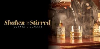 Cocktail Classes Return to The Edison at Disney Springs in 2026 Banner for 'Shaken and Stirred' cocktail classes at The Edison in Disney Springs.