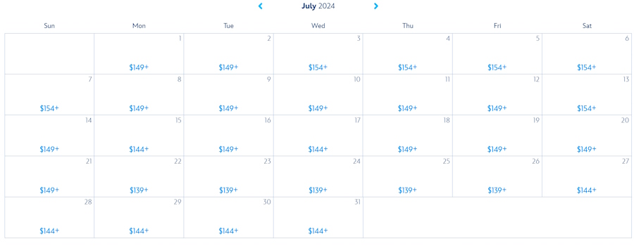 Disney World Ticket Prices for July 2024.