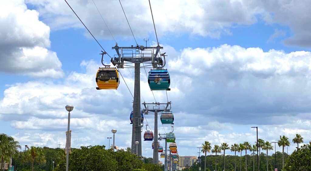 The Disney Skyliner at Disney's Hollywood Studios.