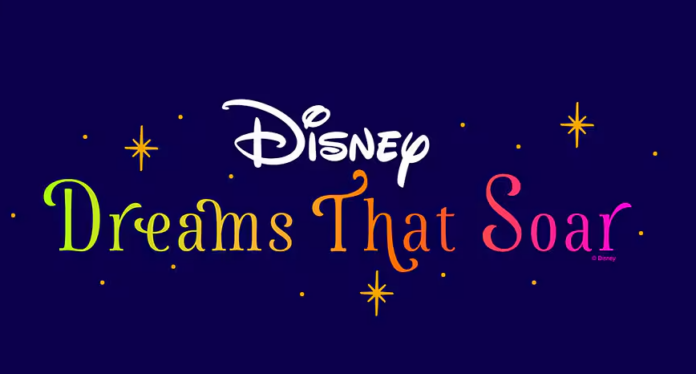 Logo for 'Dreams That Soar' drone show coming to Disney Springs.