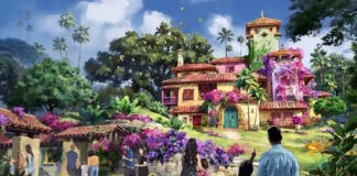 New concept art depicting 'Encanto' attraction at Animal Kingdom.