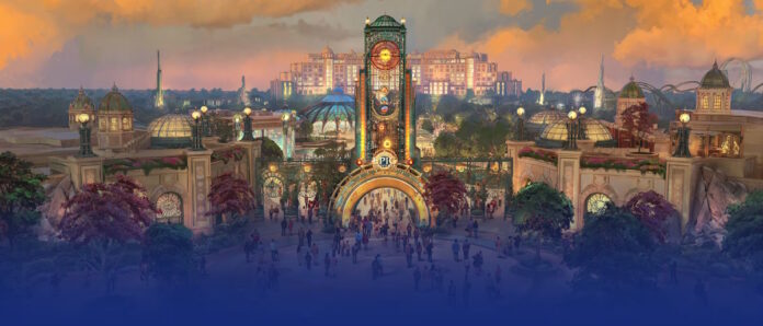 Final concept art for Universal's Epic Universe theme park.