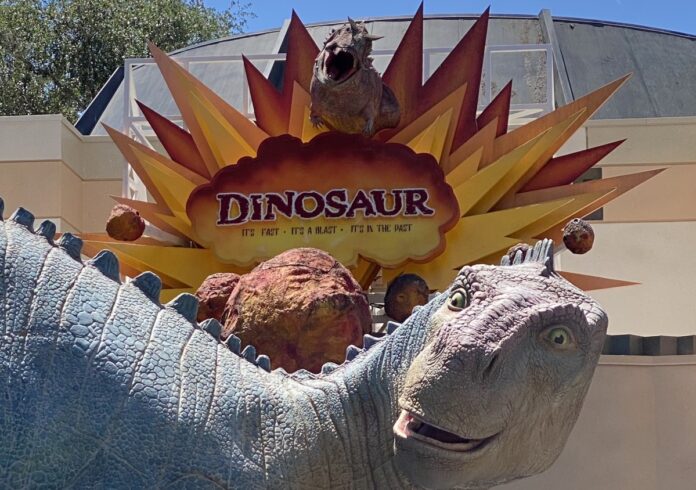 DINOSAUR entrance at Disney's Animal Kingdom.