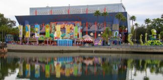 The Simpsons ride at Universal Studios Orlando.