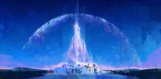Concept art of a castle in Disneyland Abu Dhabi.