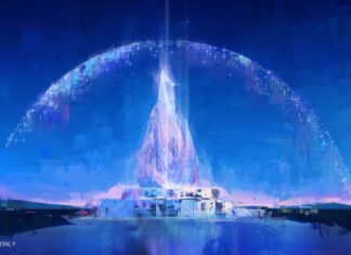 Concept art of a castle in Disneyland Abu Dhabi.