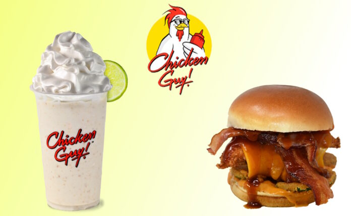 Honey Money Chicken Sandwich and the Key Lime Pie Milkshake.