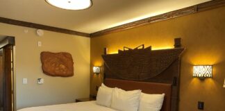 Room at Disney's Animal Kingdom Lodge.