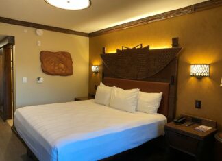 Room at Disney's Animal Kingdom Lodge.