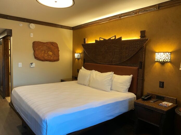 Room at Disney's Animal Kingdom Lodge.