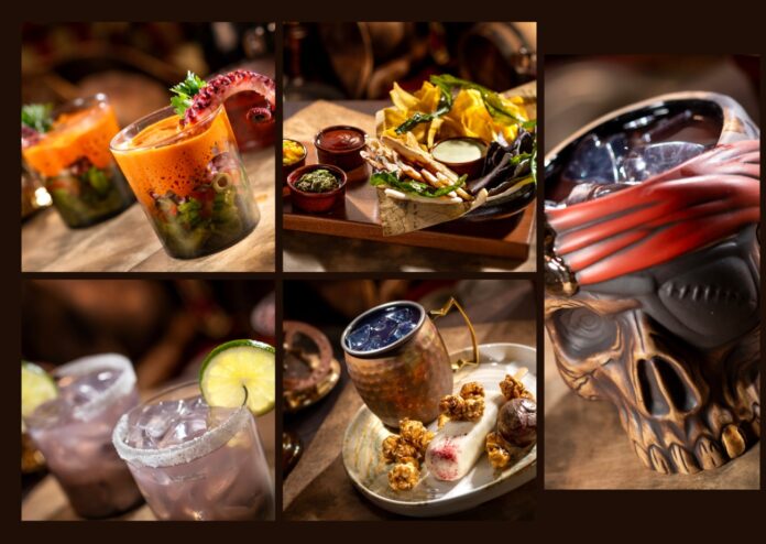 Menu items from Beak and Barrel Lounge.