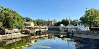 Rivers of America drained at Magic Kingdom.
