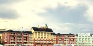 Disney's BoardWalk near Crescent Lake.