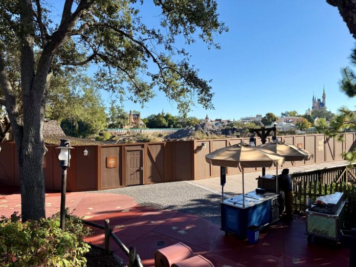 Overview of tree removal on Tom Sawyer Island.