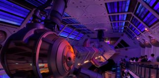 Hyperspace Mountain Returning to Disneyland in April 2026 Space Mountain queue at Disneyland.