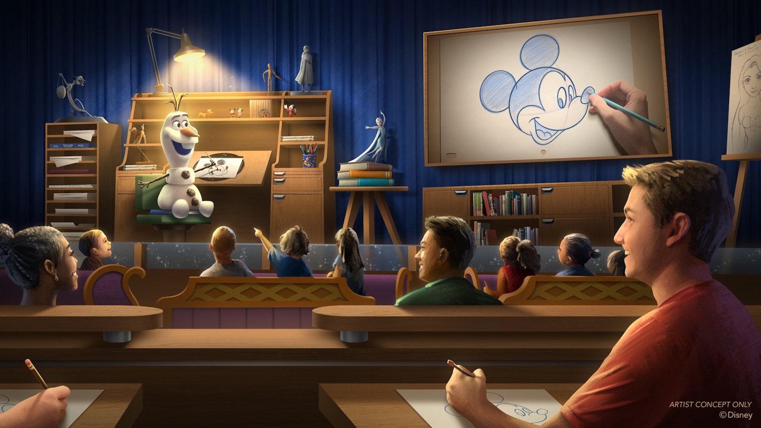 Hollywood Studios Animation Academy Will Include an Olaf Animatronic, But No Live Animators