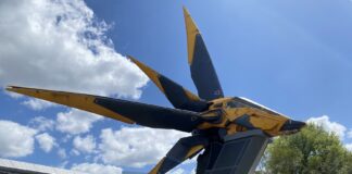 Disney World Launches New After 2 PM Summer Ticket Offer Nova ship outside Guardians of the Galaxy ride at EPCOT.