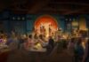 New Live Music Lounge, Quick Service Restaurant, and Basin Store Coming to Disney’s BoardWalk Concept art of Hurly-Burly lounge at Disney's BoardWalk.