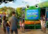 Alien Swirling Saucers Getting New Soundtrack Featuring Lilypad Character Concept art of Lilypad update at Alien Swirling Saucers ride.